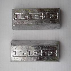Lot de 2 lingots de plomb LEE 800g (400g chacun) pour fonte de balles poudre noire ou autres