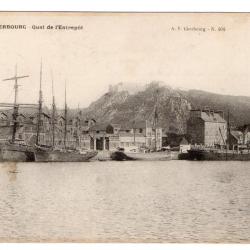 CPA -" CHERBOURG "Quai de l'Entrepôt  N°3460