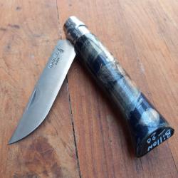 Joli Couteau OPINEL N 8 par BILLON Manche en Bois Customisé
