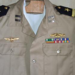 CHEMISE AMERICAINE OFFICIER US MARINE-AMERICAN US NAVY SHIRT MEN'S & MARINIERE-MARINE VIETNAM