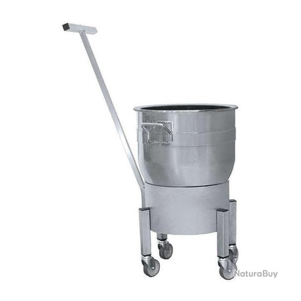 CHARIOT DE CUVE POUR BATTEURS MLANGEURS 40 / 60 / 80 L.