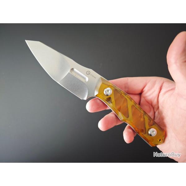 Civivi PROPUGNATOR Lame en D2, plaquettes en Ultem poli. C23002-3 NEUF