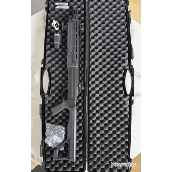 HDX 68 (18 joules) + X-tracer 68 + mallette Decathlon et 40 munitions caoutchouc-mtal.