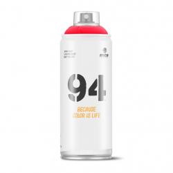 Peinture en aérosol MTN 94 - 400 ml - Rouge orangé fluorescent