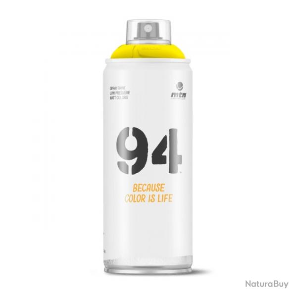 Peinture en arosol MTN 94 - 400 ml - Jaune fluorescent