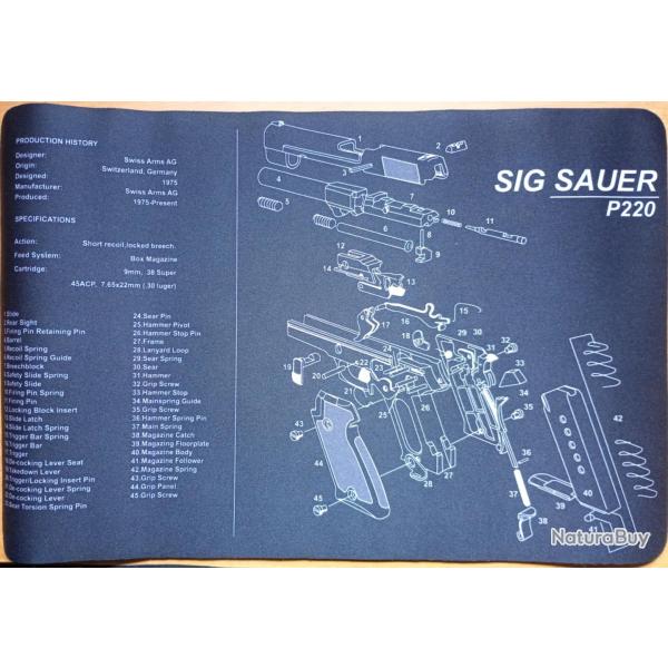 WADSN Tapis de Dmontage P220