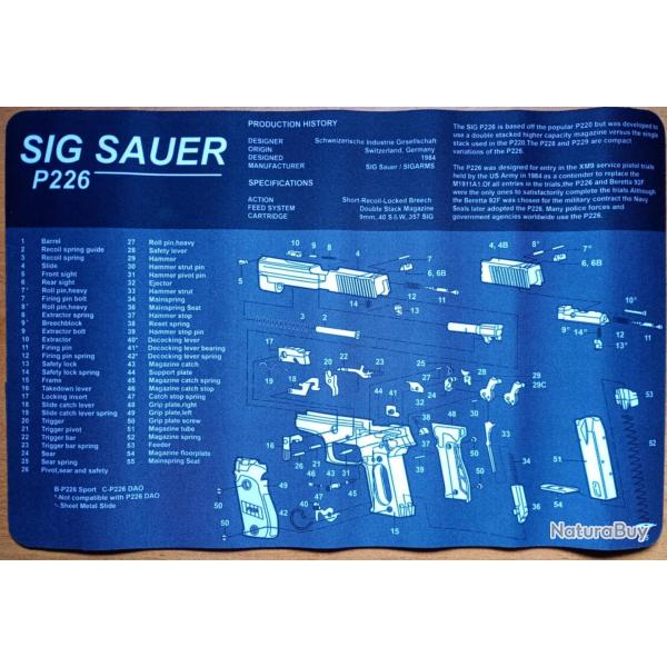 WADSN Tapis de Dmontage P226