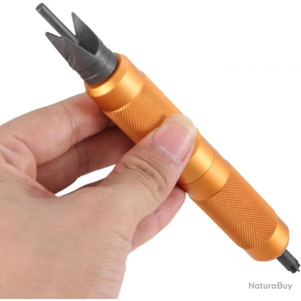 OUTILS  CHANFREINER ET  BAVURER LES TUIS DE MUNITIONS - LIVRAISON GRATUITE