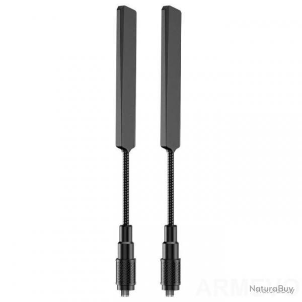 PACK 2 ANTENNES FLEXIBLE AR-188 (21CM) POUR TALKIES-WALKIES BAOFENG - LIVRAISON GRATUITE