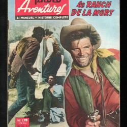 photo aventures 12 roman photo western , le ranch de la mort 1962 bi-mensuel