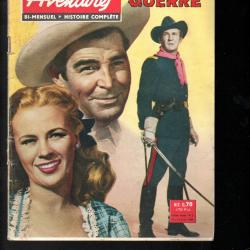 photo aventures 2 roman photo western ,l'or et la guerre  1962 bi-mensuel