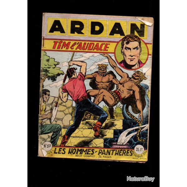 ardan tim l'audace 57 et 104 , bd comic's