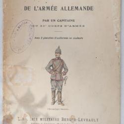 Livret militaire nouveaux uniformes gris de l'armée allemande 1911  tampon - WWI  - ref SCN24LVM002
