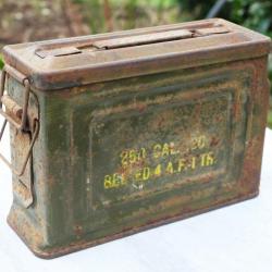 US ARMY - Caissette munitions US mitrailleuse 30M1 Browning 1919 - ref BRA25BUS001