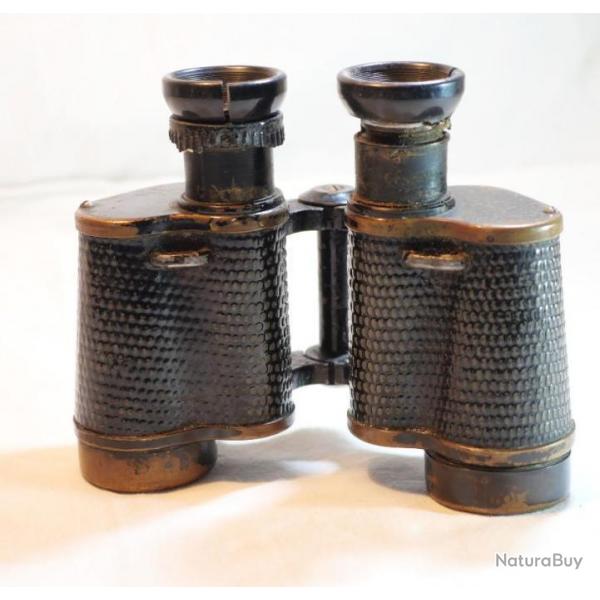 MILITARIA ALLEMAND DIENTSGLAS - Paire jumelles allemandes PRISE RUSSE - provenance Normandie 1944