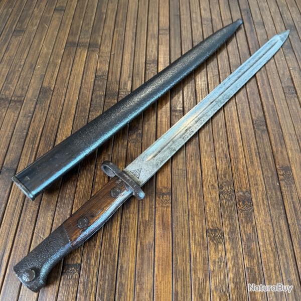 BAONNETTE MAUSER YOUGOSLAVE MODLE 1924 LONG PAR BT3 VOJNO TEHNICKI ZAVOD MONOMATRICULE