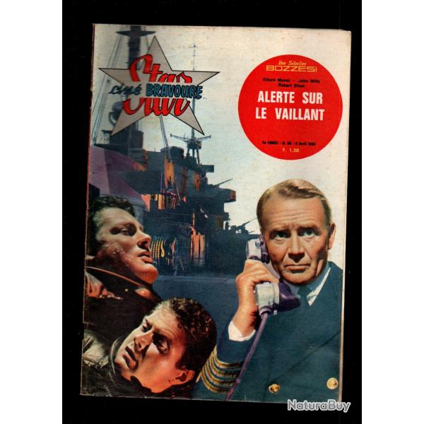 star cin bravoure 80 roman photo alerte sur le vaillant 1964 , royal navy ,