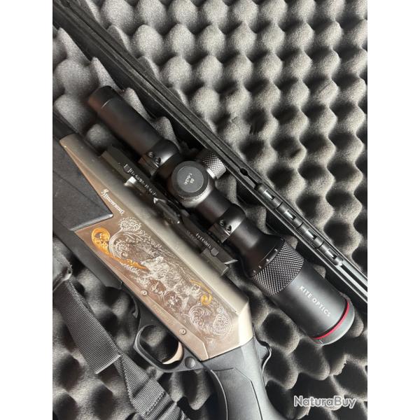 Lunette kite optique k6 +browning nomad + anneaux 30mm
