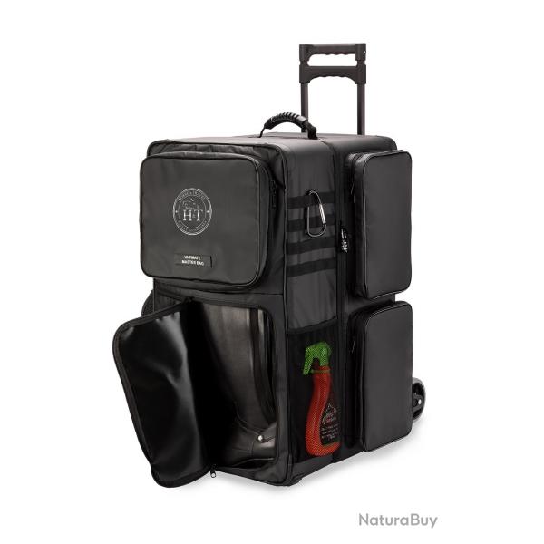 ULTIMATE TRAVEL BAG - Sac de transport tanche pour matriel d'quitation Noir / Logo Silver Non
