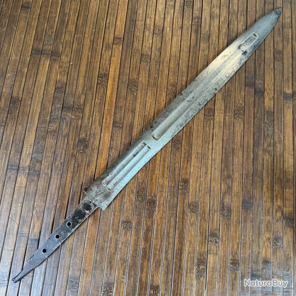 LAME DE GLAIVE 1816 D'ARTILLERIE A PIED DE LA MANUFACTURE DU KLINGENTHAL EN 1827