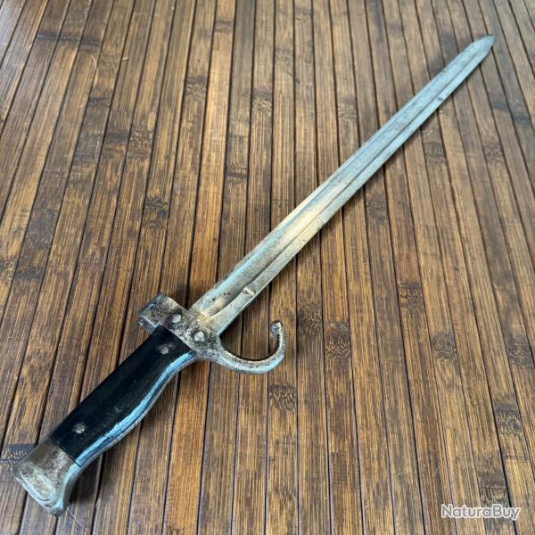 BAONNETTE BERTHIER 1892 ARME FRANAISE WW1 NON MODIFIE