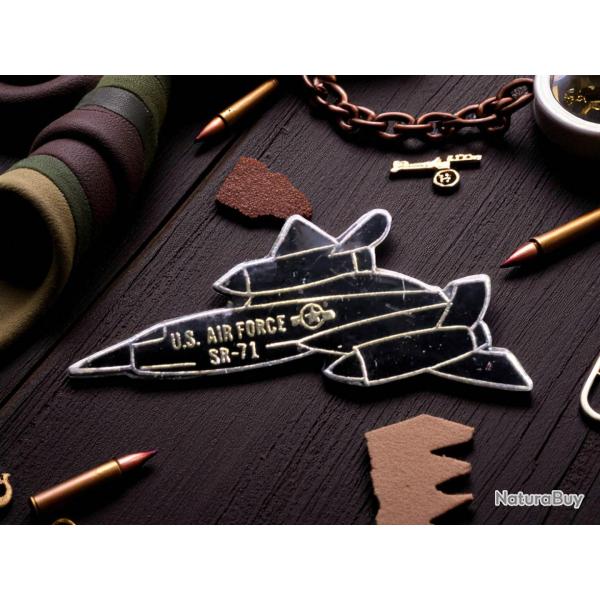 pin's us air force SR-71 Blackbird - insigne militaire avion - military pin usaf