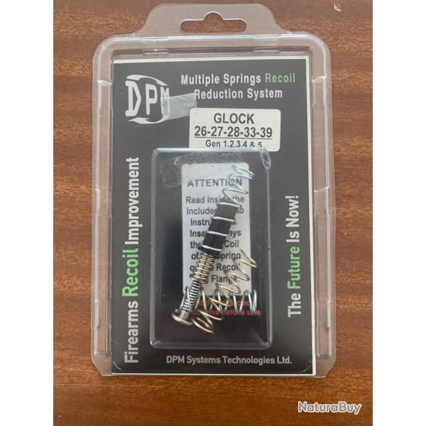 Ensemble ressort et tige rcuprateur DPM POUR LES MODLES GLOCK : 26-27-28-33-39 GENS 1-5