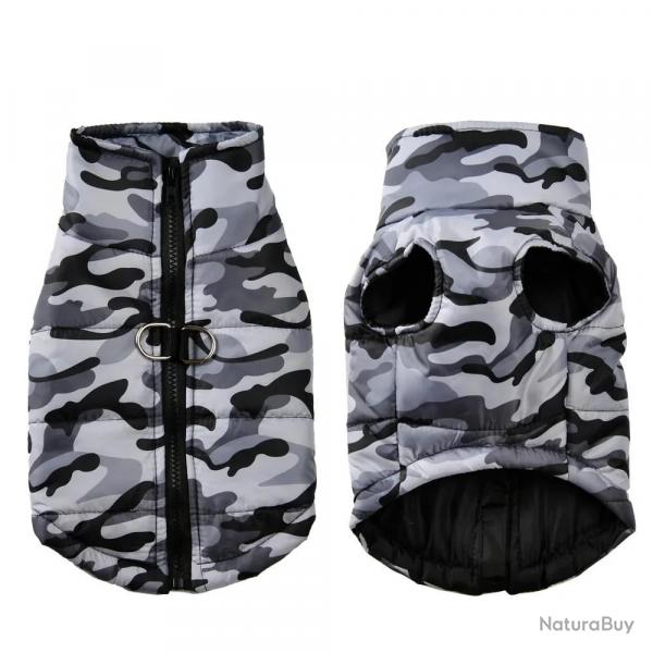 Grande veste pour chien. manteau pour petits. moyens et grands chiens. chats. automne hiver. coupe v
