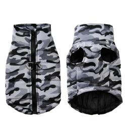 Grande veste pour chien, manteau pour petits, moyens et grands chiens, chats, automne hiver, coupe-v