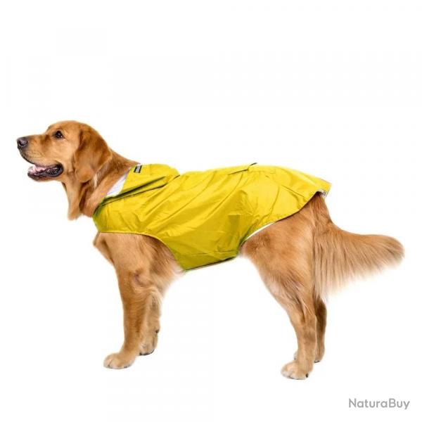 Manteau impermable pour chien. veste  capuche impermable. Poncho de pluie. vtements de pluie pou