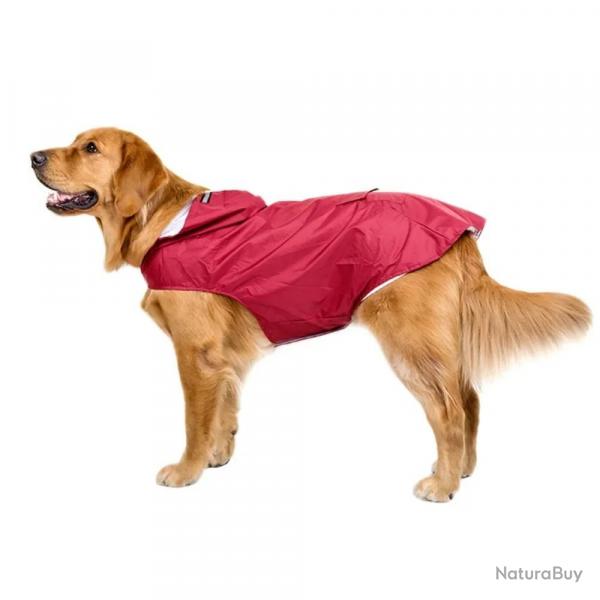 Manteau impermable pour chien. veste  capuche impermable. Poncho de pluie. vtements de pluie pou