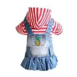 XS 2XL Denim chien vêtements Cowboy chien manteau chiot vêtements pour petits chiens jean veste chie
