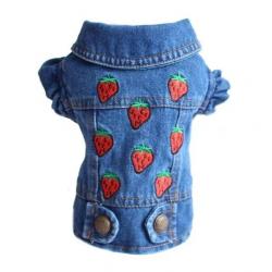 XS 2XL Denim chien vêtements Cowboy chien manteau chiot vêtements pour petits chiens jean veste chie