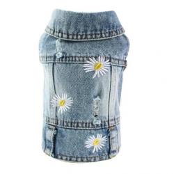 XS Denim chien vêtements Cowboy chien manteau chiot vêtements pour petits chiens jean veste chien gi