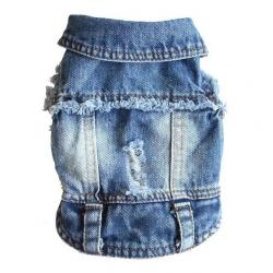 XS 2XL Denim chien vêtements Cowboy chien manteau chiot vêtements pour petits chiens jean veste chie