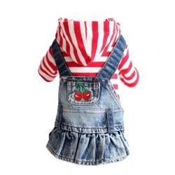 XS 2XL Denim chien vêtements Cowboy chien manteau chiot vêtements pour petits chiens jean veste chie