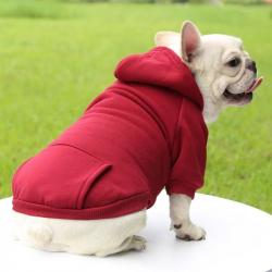 Sweat shirt à capuche pour chien. pour petit et moyen chiot. manteau pour animaux de compagnie. vest