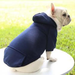 Sweat shirt à capuche pour chien. pour petit et moyen chiot. manteau pour animaux de compagnie. vest