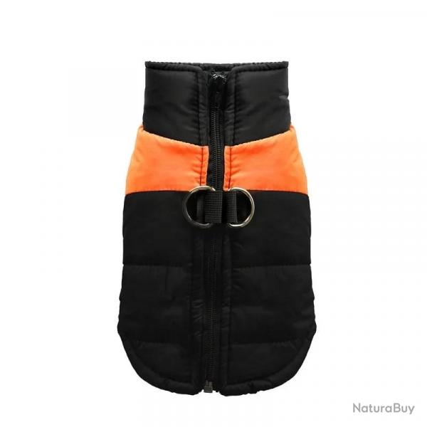 Vtements chauds impermables pour chiens, manteau pour animaux de compagnie, gilet d'hiver rembourr