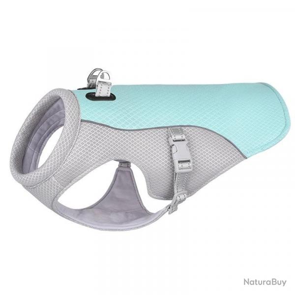 Gilet rafrachissant d t pour chien. harnais rflchissant  dgagement rapide. vtements chauds p
