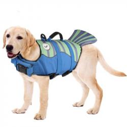Gilet de sauvetage pour chien de compagnie. flottabilité améliorée. vêtements de natation pour petit