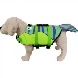 Gilet de sauvetage pour chien de compagnie. flottabilité améliorée. vêtements de natation pour petit