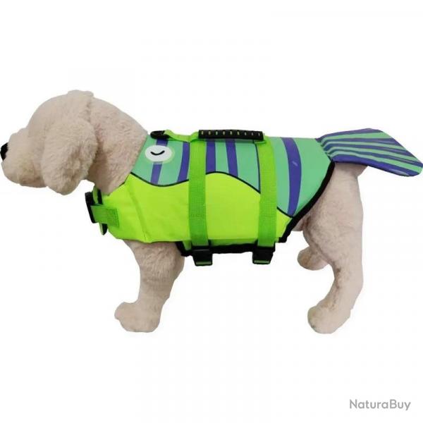 Gilet de sauvetage pour chien de compagnie. flottabilit amliore. vtements de natation pour petit
