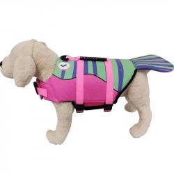 Gilet de sauvetage pour chien de compagnie. flottabilité améliorée. vêtements de natation pour petit