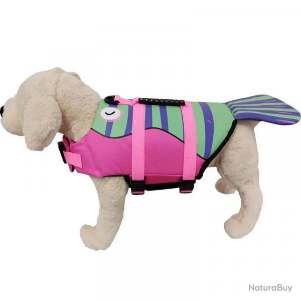 Gilet de sauvetage pour chien de compagnie. flottabilit amliore. vtements de natation pour petit