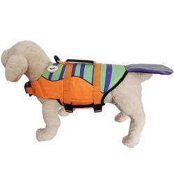 Gilet de sauvetage pour chien de compagnie. flottabilité améliorée. vêtements de natation pour petit