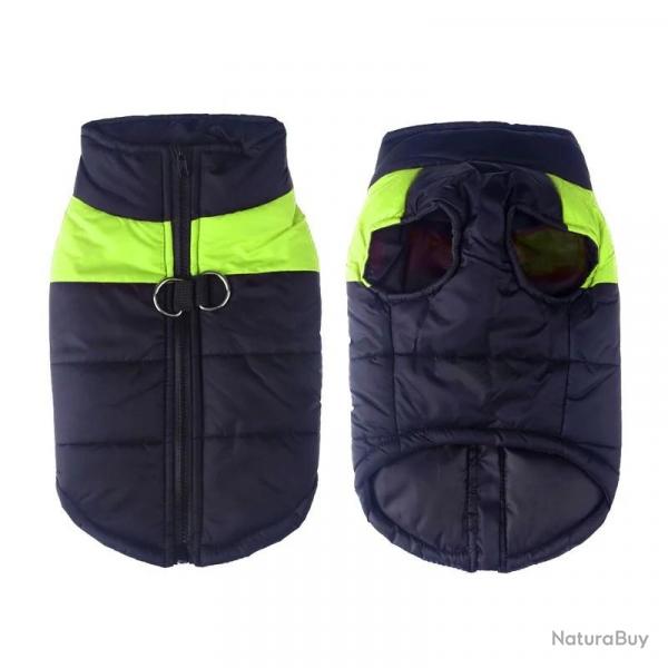 Vtements d'hiver impermables pour animaux de compagnie, manteau chaud pour grands chiens, veste en