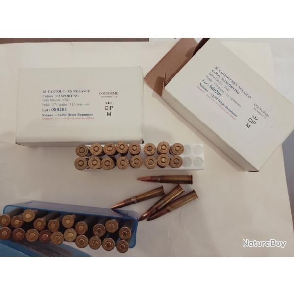 Munitions 303 SPORTING  neuves