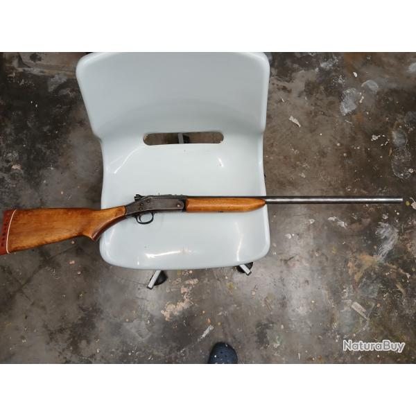 Carabine  canon basculant  un coup : Harrington & Richardson, calibre : 14mm (32 spcial)