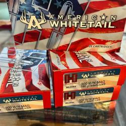 vends 4 boites de munitions Hornady Whitetail Interlock 300 WM180gr